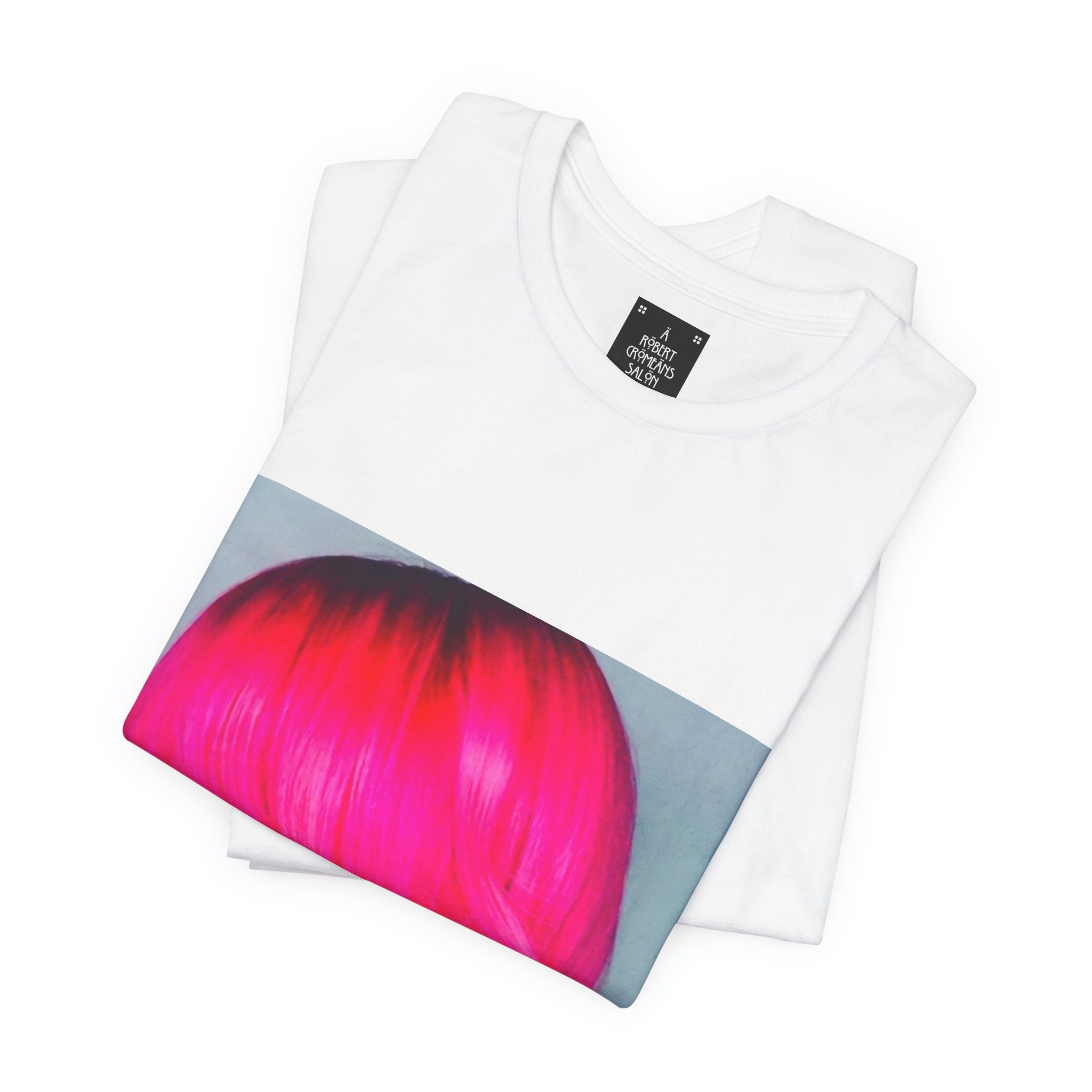 Retro Pop Art Pink Bob T‑Shirt — unisex
