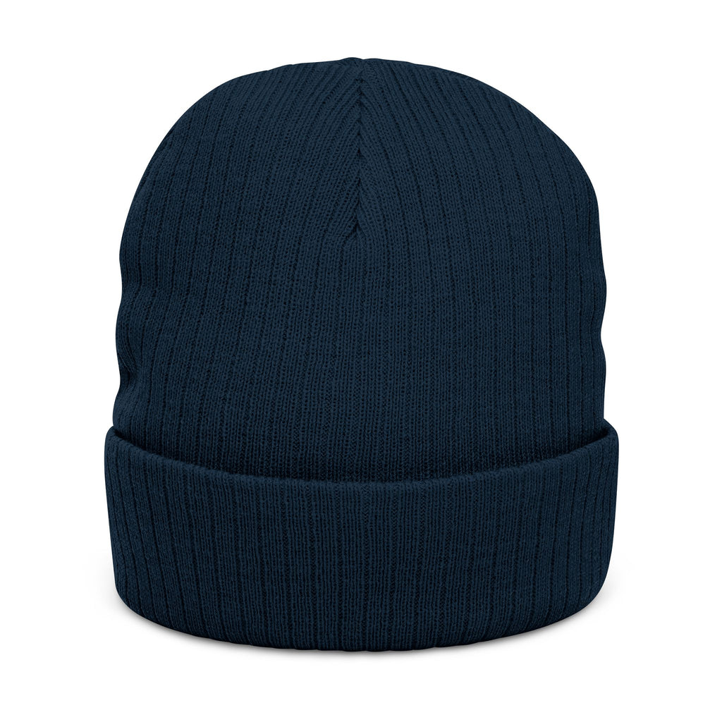 Embroidered "Blow dry Me" Ribbed Knit Beanie