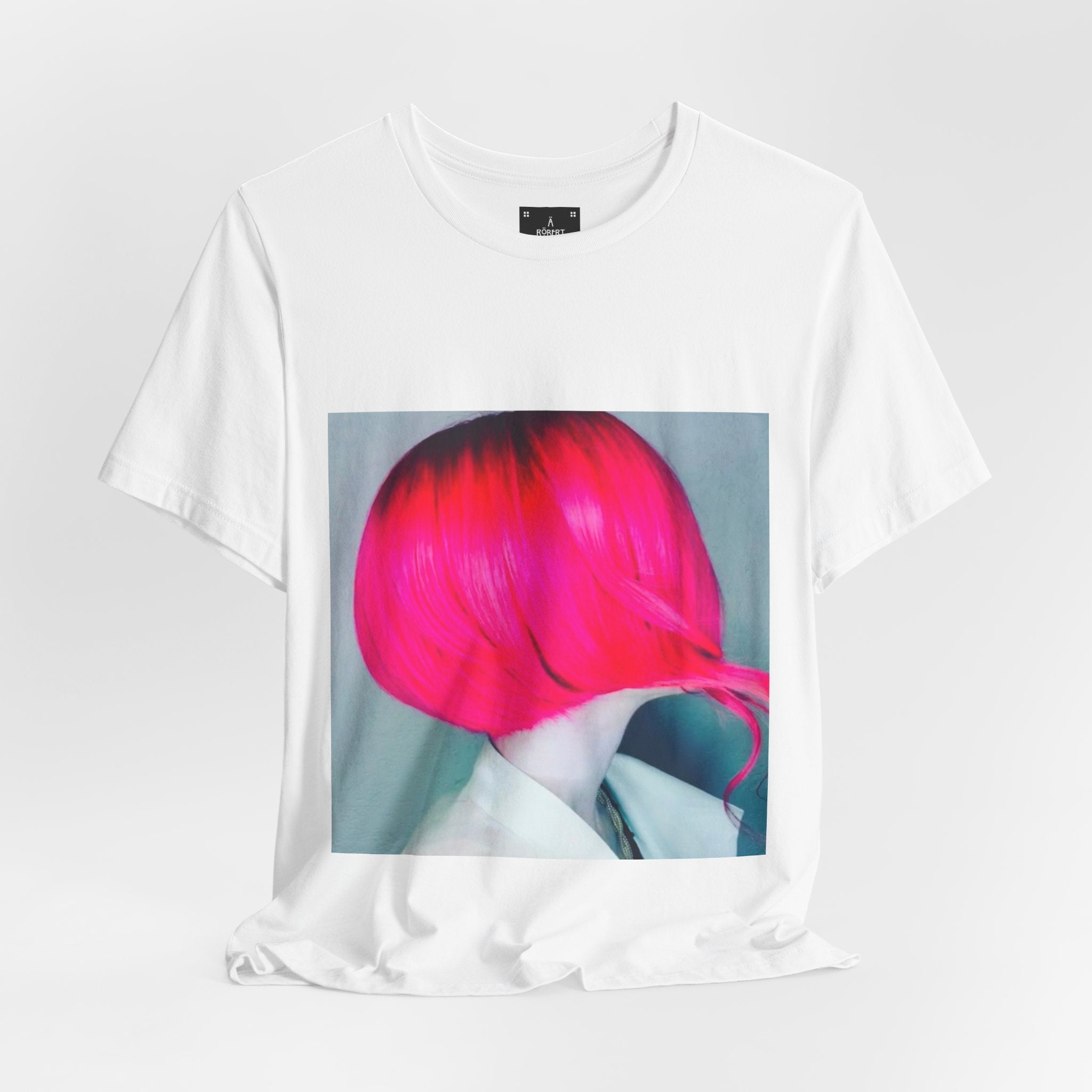Retro Pop Art Pink Bob T‑Shirt — unisex