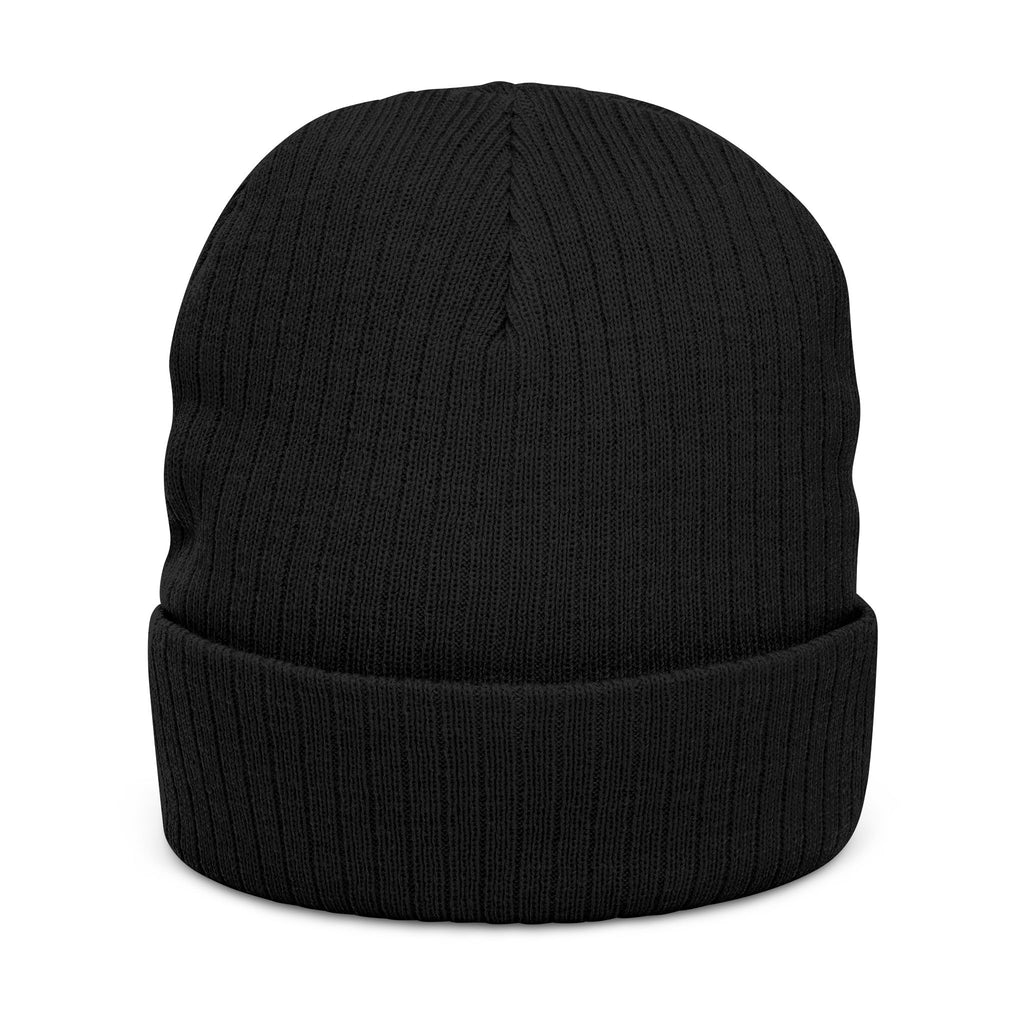Embroidered "Blow dry Me" Ribbed Knit Beanie
