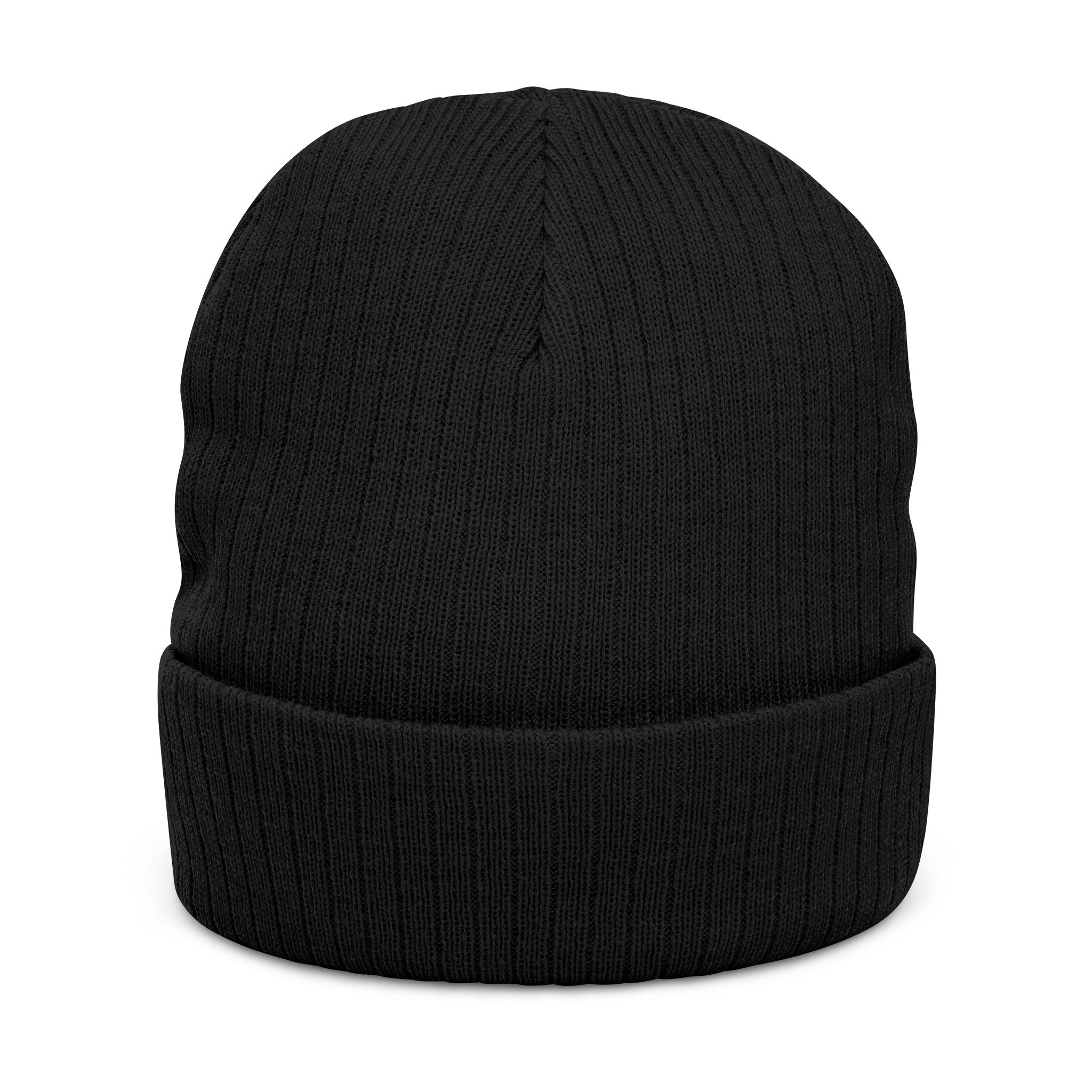 Embroidered "Blow dry Me" Ribbed Knit Beanie