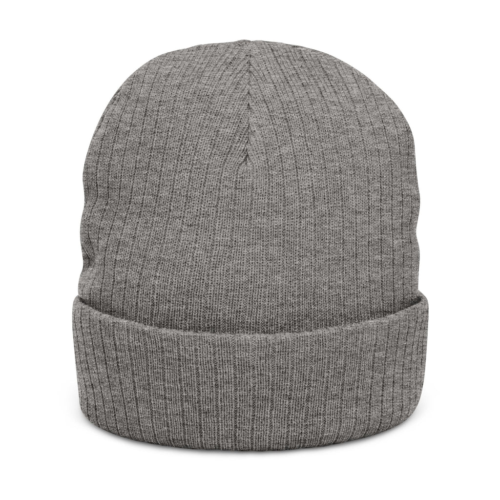 Embroidered "Blow dry Me" Ribbed Knit Beanie