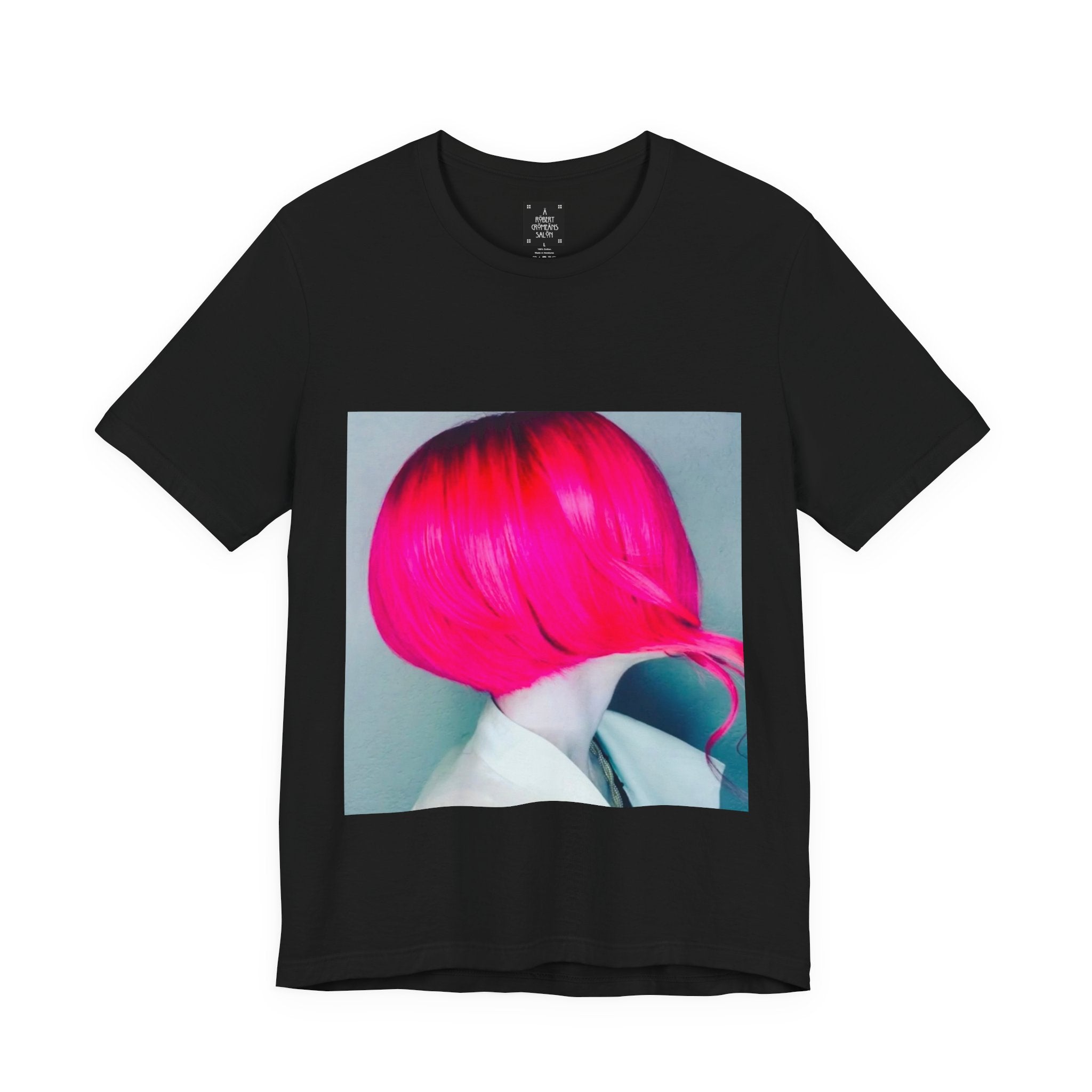 Retro Pop Art Pink Bob T‑Shirt — unisex