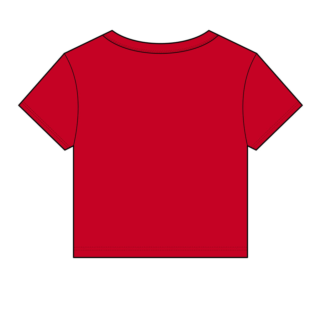Chemically Dependent Baby Tee — Micro Rib Cropped Graphic Tee