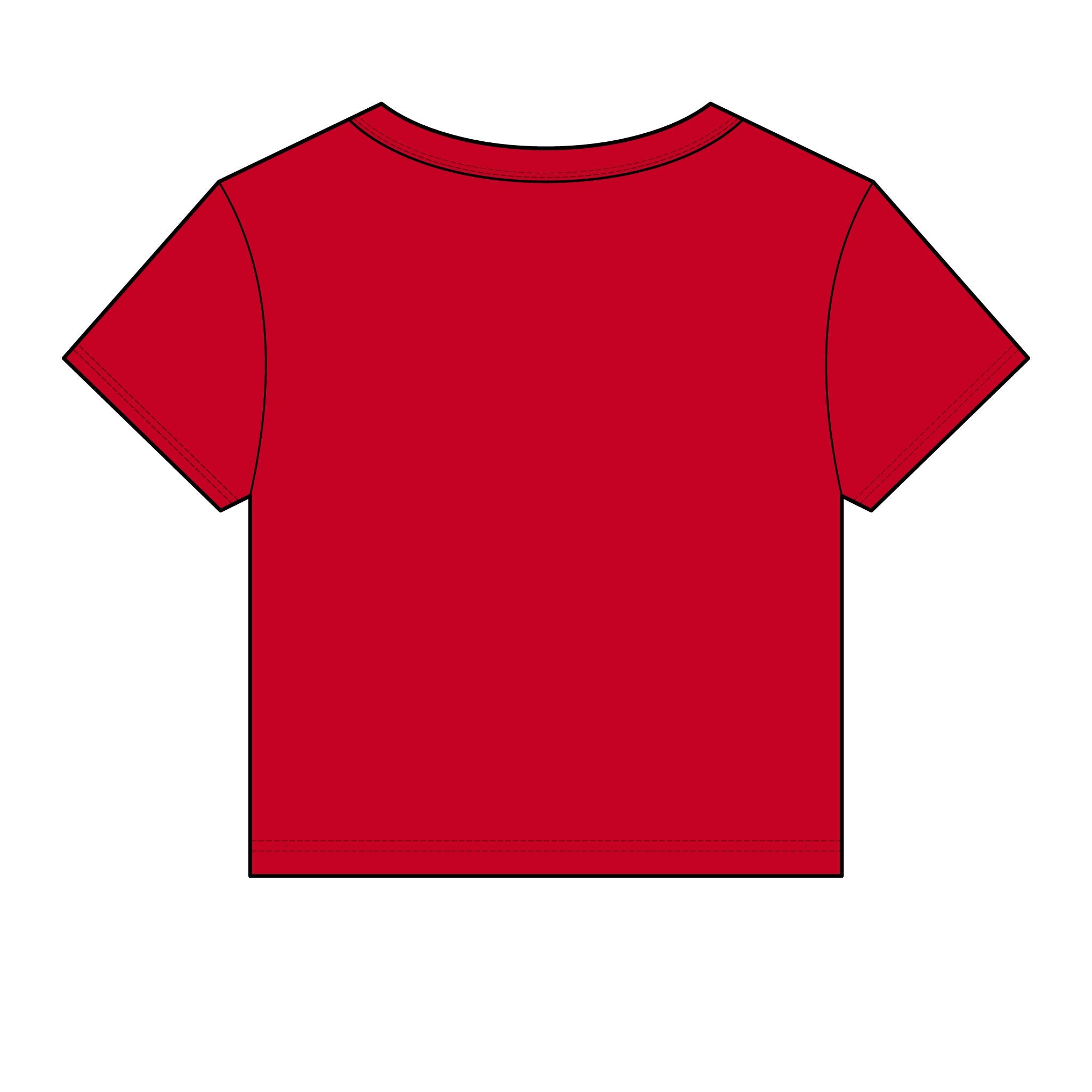 Chemically Dependent Baby Tee — Micro Rib Cropped Graphic Tee